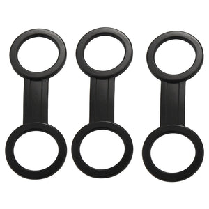 8 Pieces Scuba Diving Dive Snorkeling Silicone Snorkel Mask Strap Keeper Holder Clips Retainer Attachment Gear Spare Part Access