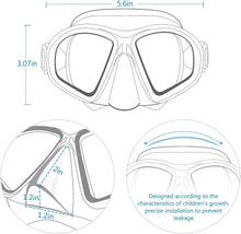 Load image into Gallery viewer, LeanYoo Small Volume Free Diving Mask Silicone Snorkeling Set with Gopro Holder Scuba Diving Goggles Wet Diving Tube